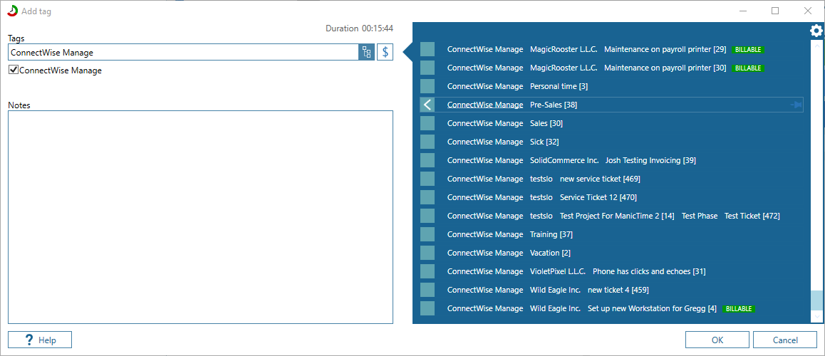 manictime plugins